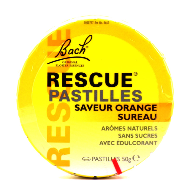 Rescue Fleur De Bach Pastilles Orange Sureau 50g