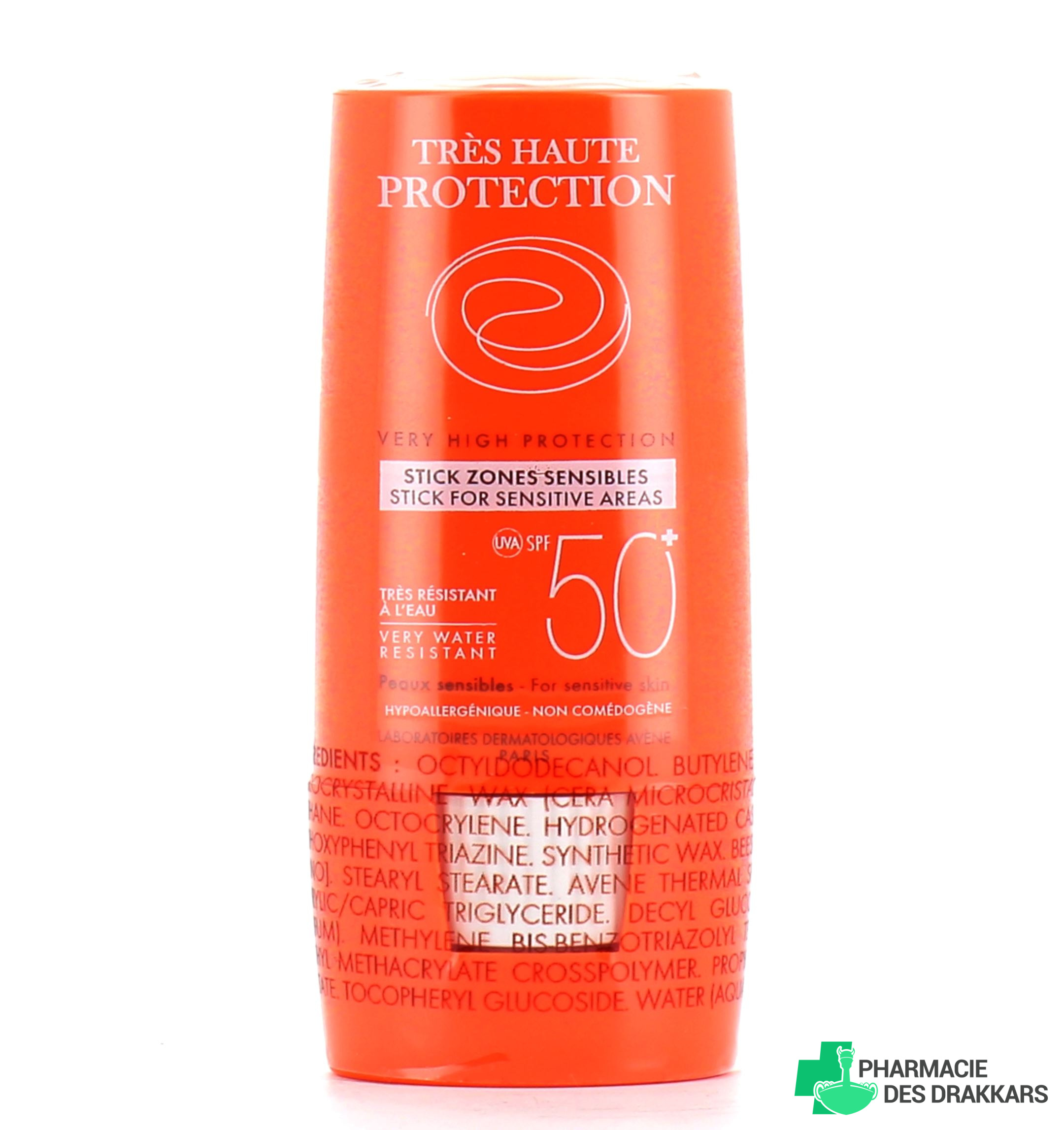 Avène Stick solaire zones sensibles SPF50+ - AVENE | Pharmacie des drakkars